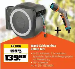 OBI Gardena Wand-Schlauchbox RollUp M/L Angebot