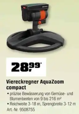 OBI Gardena Viereckregner AquaZoom compact Angebot
