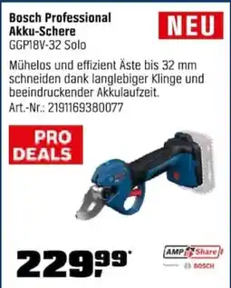 OBI Bosch Professional Akku-Schere GGP18V-32 Solo Angebot