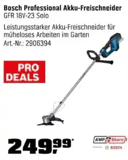 OBI Bosch Professional Akku-Freischneider GFR 18V-23 Solo Angebot