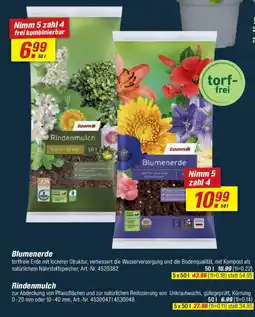 toom Baumarkt Blumenerde o. Rindenmulch Angebot