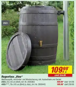 toom Baumarkt Regenfass ,,Vino" 250 L Angebot