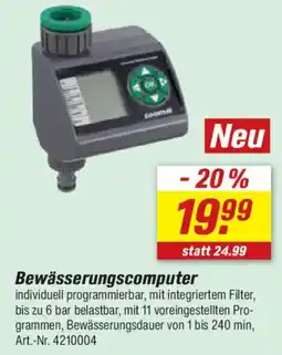 toom Baumarkt Bewässerungscomputer Angebot
