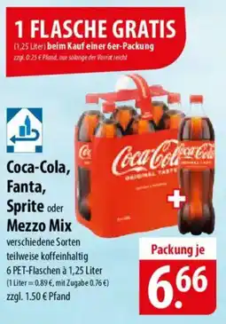Famila Nord Ost Coca-Cola, Fanta, Sprite oder Mezzo Mix Angebot