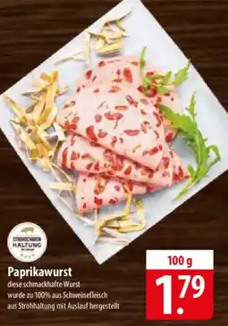 Famila Nord Ost Paprikawurst Angebot