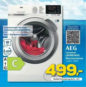 Euronics Berlet Aeg Lavamat L6fb67400 Waschautomat Angebot