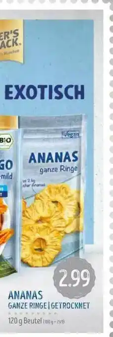 Edeka Struve Ananas Ganze Ringe Getrocknet Angebot