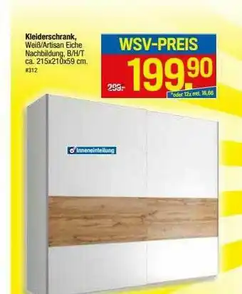 Möbelpiraten Kleiderschrank Angebot