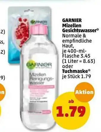 PENNY Garnier Mizellen Gesischtswasser Angebot