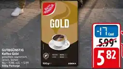 WEZ GUT&GÜNSTIG Kaffee Gold Angebot