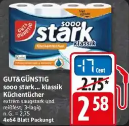 WEZ GUT&GÜNSTIG sooo stark... klassik Küchentücher Angebot