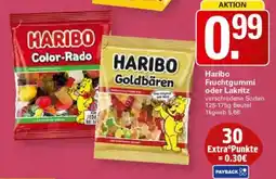 WEZ Haribo Fruchtgummi oder Lakritz Angebot