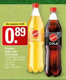 WEZ Sinalco Cola oder Limonade Angebot