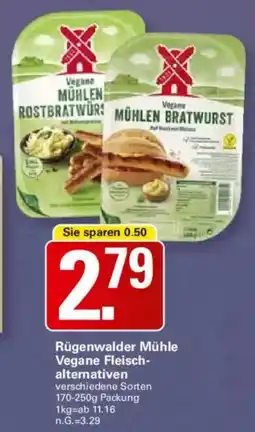WEZ Rügenwalder Mühle Vegane Fleischalternativen Angebot