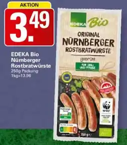 WEZ EDEKA Bio Nümberger Rostbratwürste Angebot