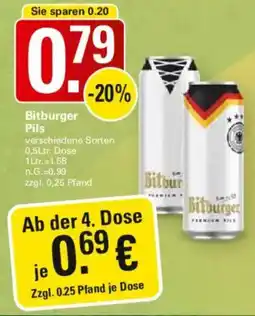 WEZ Bitburger Pils Angebot