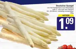 WEZ Deutscher Spargel Angebot
