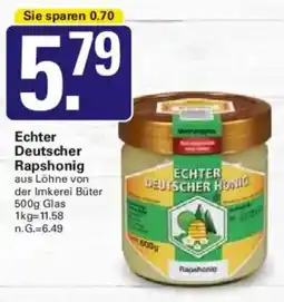 WEZ Echter Deutscher Rapshonig Angebot