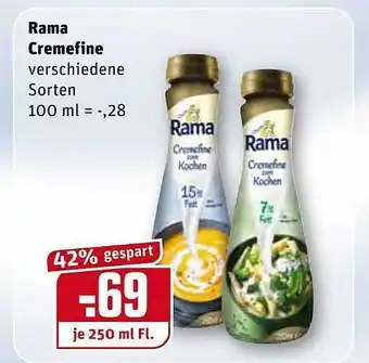 REWE Kaufpark Rama Cremefine Angebot