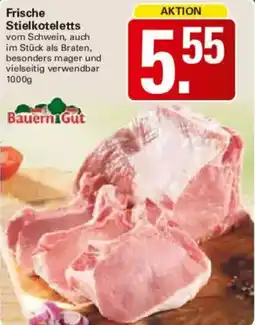 WEZ Bauern Gut Frische Stielkoteletts Angebot