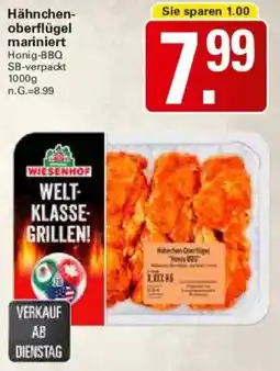 WEZ Hähnchenoberflügel mariniert Angebot