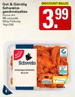 WEZ Gut & Günstig Schweinegeschnetzeltes Angebot