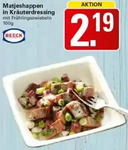 WEZ BEECK Matjeshappen in Kräuterdressing Angebot