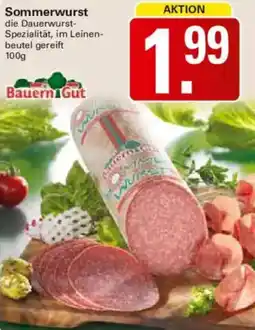 WEZ Bauern Gut Sommerwurst Angebot
