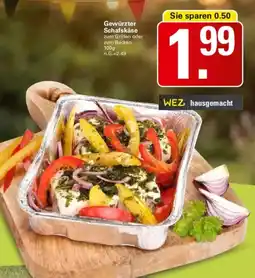 WEZ Gewürzter Schafskäse Angebot