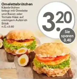 WEZ Omelettebrötchen Angebot