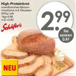 WEZ Schäfer's High-Proteinbrot Angebot