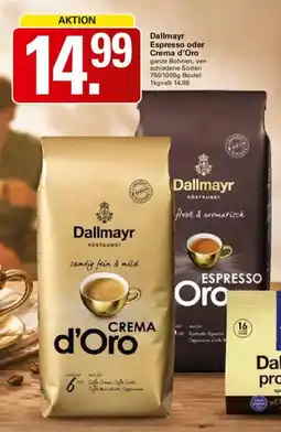 WEZ Dallmayr Espresso oder Crema d'Oro Angebot