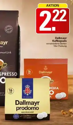 WEZ Dallmayr Kaffeepads Angebot