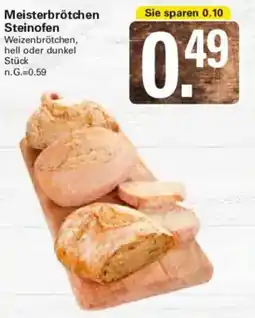 WEZ Meisterbrötchen Steinofen Angebot