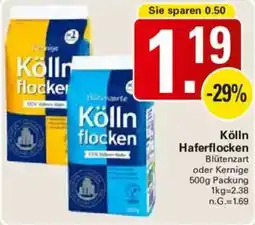 WEZ Kölln Haferflocken Angebot