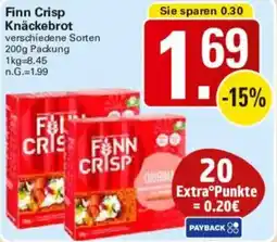 WEZ Finn Crisp Knäckebrot Angebot