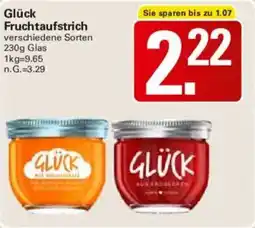 WEZ Glück Fruchtaufstrich Angebot