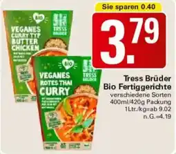 WEZ Tress Brüder Bio Fertiggerichte Angebot
