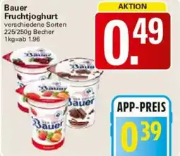 WEZ Bauer Fruchtjoghurt Angebot