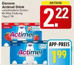 WEZ Danone Actimel Drink Angebot
