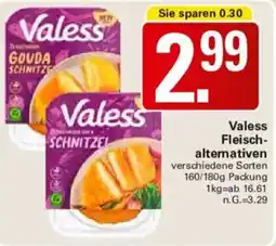 WEZ Valess Fleischalternativen Angebot