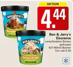 WEZ Ben & Jerry's Eiscreme Angebot