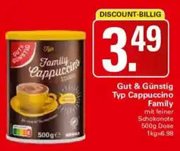 WEZ Gut & Günstig Typ Cappuccino Family Angebot
