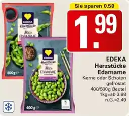 WEZ EDEKA Herzstücke Edamame Angebot