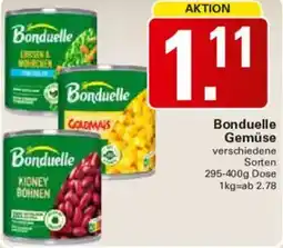 WEZ Bonduelle Gemüse Angebot