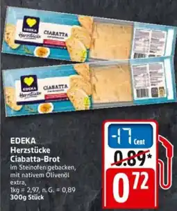 WEZ EDEKA Herzstücke Ciabatta-Brot Angebot