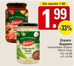 WEZ Erasco Suppen Angebot