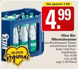 WEZ Vilsa Bio Mineralwasser Angebot