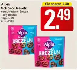 WEZ Alpia Schoko Brezeln Angebot
