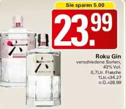 WEZ Roku Gin Angebot